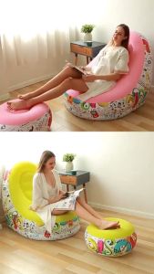 020-42 SPEEDS Sofa Angin Beanbag Squishy Jumbo Inflatable Sofa Lay Bag Tiup Angin Lazy Bag