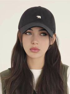 Topi Korea Baseball Wanita Terbaru Katun Bordir Karakter Beruang Import C-36