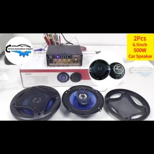 500W Car Speaker 2PCS 6 Inch Dual Cone Full Range Auto Audio Stereo Frequency Hifi Speakers