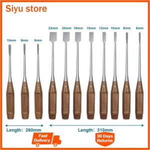Bone Osteotomes Bone Knife with Wooden Handle Veterinary Orthopedic Instrument Stainleass Steel