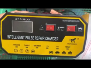 【30 Year Warranty】Japan Car Battery Charger 12v 24v Heavy Duty for Motorcycle Car Full Automatic Intelligent Pulse Repair Battery Fast Charging Automatic Voltage Power Saving With Digital Lcd Display Lead Acid Battery Universal Repair Type