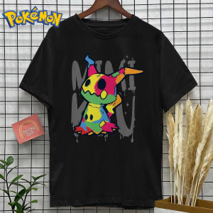 Pokémon Pocket Game Mimikyu Cartoon Printed T-Shirt Mens and Womens Summer New Harajuku Loose Casual Versatile Short Sleeve