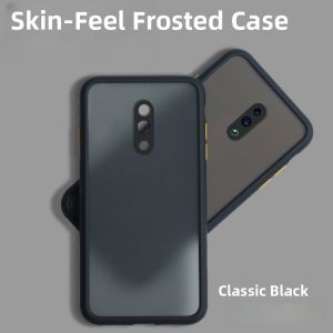 Matte Silicone Phone Case for OPPO Reno Full Cover Anti-Fall Transparent Mens And Womens Models Protective Shell Accurate Cutouts