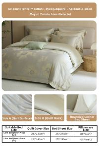 Mercury | High-end Tencel Cotton Bed Sheet Set 60 Yarn Count