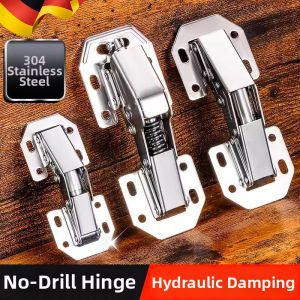 KUWUBIANJING | Hydraulic Buffer Folding Hinges 304 Stainless Steel