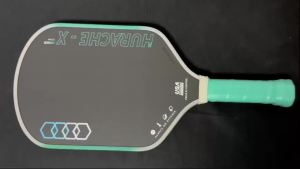 HURACHE-X16MM Pickleball Paddle T700 Carbon Fiber Textured Surface Polymer Honeycomb Core for Enhanced Power And Spin