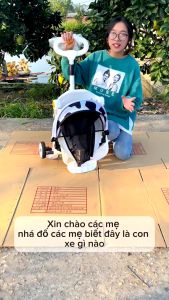 [Miễn ship] Xe đẩy du lịch gấp gọn M9 đẩy 2 chiều 3 tư thế nằm ngả ngồi ghế xoay 360 độ  có giảm xóc  màn che cho bé yêu 6 tháng bảo hành