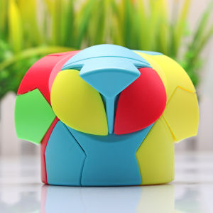 Magic Cube Panxin 3x3 ทรงเรขาคณิต ทรงกลม แข่งขัน วัสดุพลาสติก สำหรับเด็ก วัย 6-14 ปี ที่ปรับปรุงสมรรถนะการแก้ปัญหา