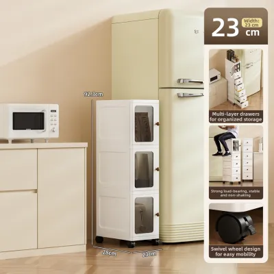 NAXIHUAN | Multi-drawer Plastic Storage Cabinet 23cm