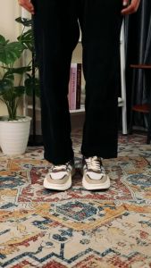 Sepatu Sneakers MODE Casual Putih Cream Kasual Shoes Sport Pria Wanita Kekinian - E24 LUCKY