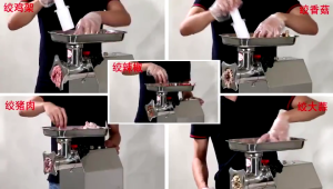 Commercial Heavy-Duty Stainless Steel 1HP Meat Grinder High-Capacity Meat Mincer 75-100kg/hour