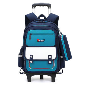 DDOO | Load Reducing Spine Protecting Waterproof Children Pull Along Backpack