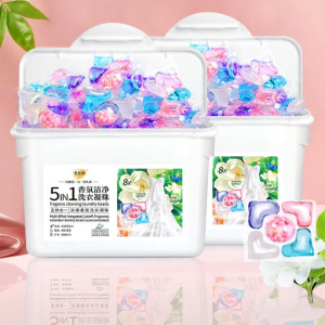 Viên Giặt Nâng Cao 5-trong-1 Làm Mềm Vải Hương Dài Lâu Chống Khuẩn Chống Ký Sinh Trùng