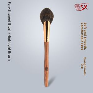 XIANGSHEMEIGUI | Face Blush & Highlight Makeup Brush Animal Hair