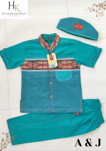 A&J SETELAN KOKO MUSLIM LENGAN PENDEK ANAK USIA 3-13 TAHUN