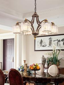 MINGRU | Luxury Vintage Crystal Down-facing Chandelier 12 Heads