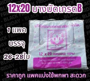 ถุงหูหิ้วพลาสติก บางเกรดB รุ่นประหยัด เหนียวทนทาน จัดโปรลดพิเศษ ส่งฟรี ราคาถูกสุดคุ้ม