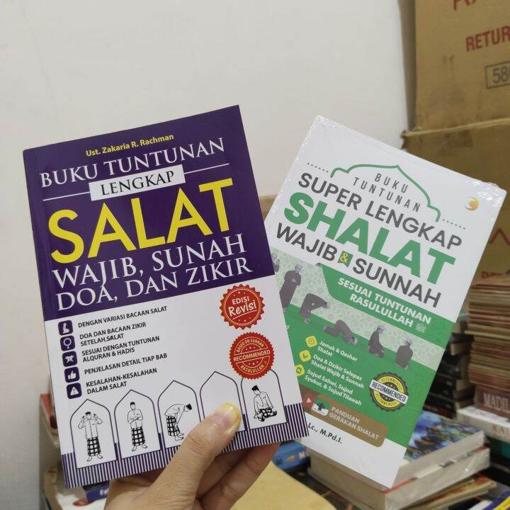 Paket 2 Buku Tuntunan Lengkap Shalat Dan Buku Tuntunan Super Lengkap ...