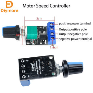 diymore | 1/5PCS PWM DC 3A/10A Motor Speed Controller 5V 12V 16V Speed Control Switch Function Module LED Dimmer