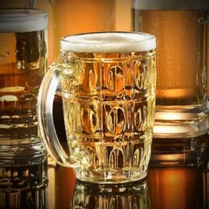 Bộ 12 Ly Quai Bia Thuỷ Tinh HF316VN / Cốc Uống Bia Quai Cầm Thuỷ Tinh 375ML