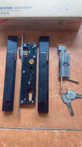 Khoá tay gạt cửa nhôm KL lắp hệ Việt pháp 4500 AG PMA hệ 700 hệ 1000 sắt hộp 3x6 sắt hộp 4x8
