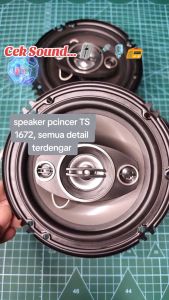 KING 2 PCS Pcinener Speaker pintu mobil Subwoofer 6 Inch HiFi 500 W TS-1672