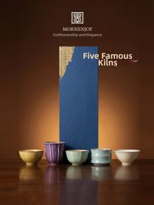 mornenjoy | Cultural Heritage Gift Ceramic Teacup Set