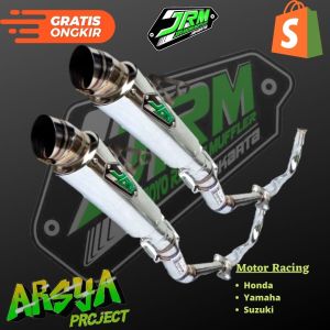 Knalpot JRM Racing Untuk Semua Motor Matic Vario Beat Scoopy Genio Mio sporty Mio M3 Mio soul next Genio