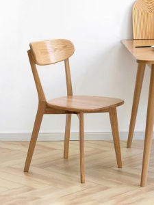 SHANMUMUZUO | Modern Minimalist Nordic White Oak Dining Chair
