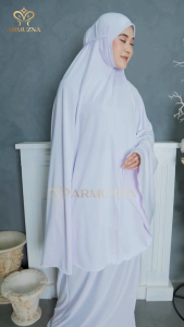 Armuzna - Mukena Jersey Premium Jumbo Ameera Series Bonus Pouch