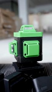 KEELAT 12/16 Line Laser Level 360° Rotary Self Leveling Measuring Green Cross Line 4D Auto Measurement Laser Measurement