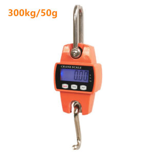 Crane Scale Digital Weight 300kg 150kg/50g 200kg/100g 500kg/100g Heavy Duty Hanging Hook Scales Portable Digital Stainless Steel