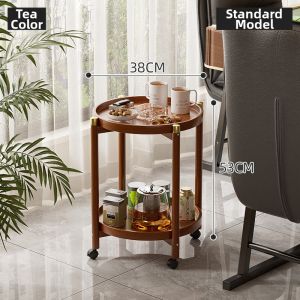 ZHUSHANXIA | Vintage Style Mobile Side Table