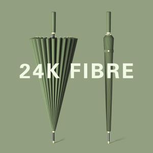 Long Handle Large Size Business Umbrella 24 Ribs