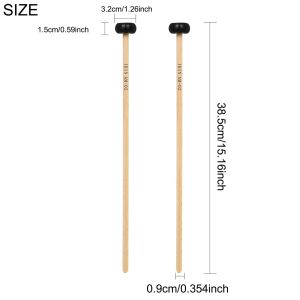 IRIN | IRIN 1 Pair Nylon Tip Jazz Drumsticks – Multi-Purpose Lightweight Sticks for Snare Practice Pads Cymbals & Percussion Kits