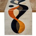 VIKAMA Rhythm Streamlined Fashion table runner Spring and Summer dining table Flag Coffee Table Decoration Home decoration. 