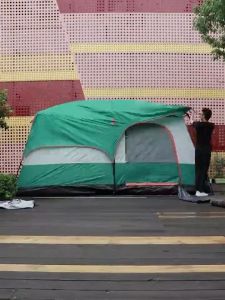 DF CABLE เต็นท์ครอบครัว 8-10 คน ตั้งแคมป์ 5 มม ค่ายพักแรม จุได้ 20 ล้อง ราคา 899 บาท