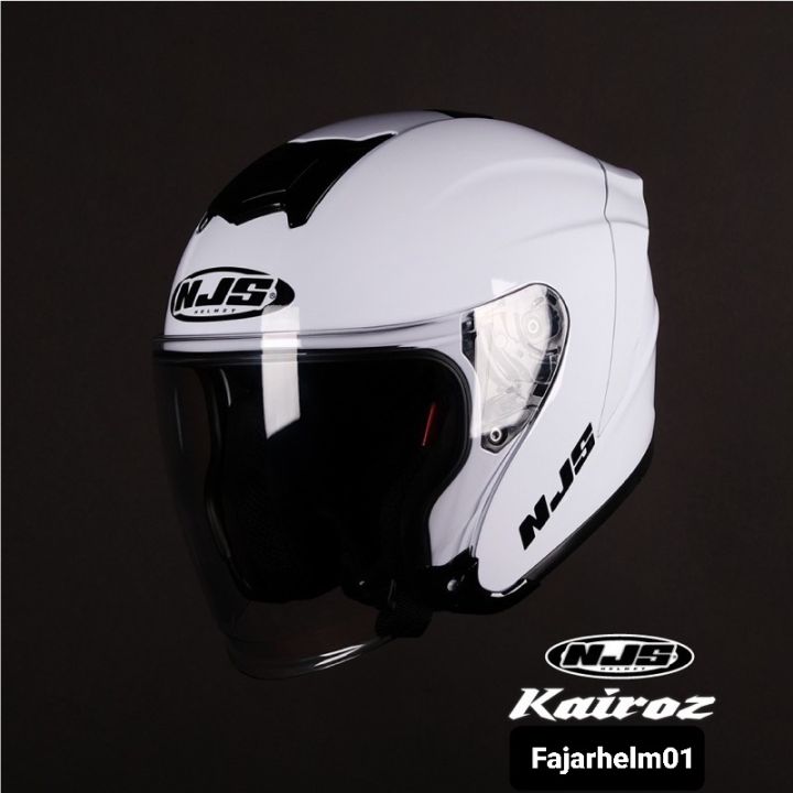 Helm Half Face NJS Kairoz Polos dan Motif Original Helm Untuk