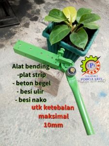 alat bending plat strip & besi beton 10mmalat penekuk besi