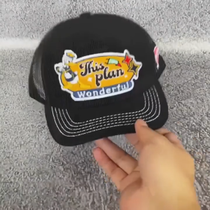 Topi Baseball Hitam Motif This Plan Wonderful - Aksesoris Kepala Fashionable