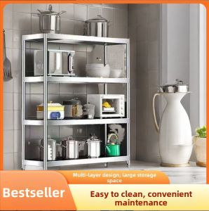 Stainless Steel Multifunctional Kitchen Storage Rack