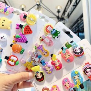 JEPIT RAMBUT ANAK KARAKTER (isi 10 pcs)