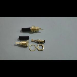 2PCS Gold Plated DC Power Connector Kit - DC5.5x2.1 Male to Female Plugs for DIY Electronics And Devices