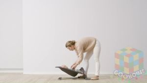 Baby Bouncer Balance Soft - Ergonomic Rocking Chair with Proper Head and Back Support for Newborns and Toddlers up to 2 Years - Three Height Positions and Machine Washable Fabric Seat - Coaxes Baby to Sleep and Stimulates Development