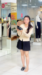 [MUA 2 GIẢM 130K] Giày Nữ GUMAC Búp Bê Đế Bệt Mũi Tròn Phối Khóa Dễ Mang Dễ Phối Đồ GF12006