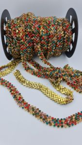 APLIKASI RENDA BERLIAN KRISTAL KODE BH KUALITAS BAGUS PREMIUM PER 10 CM