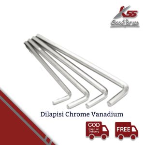 K55 Kunci L Sedang Eceran / Satuan LONG LENGTH HEX KEY BOTH HEX KEY