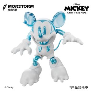 Morstorm Mickey Scary Jump Retro Style Figurine Desktop Decoration New Year Gift Funny Plaything Collectible PVC Material