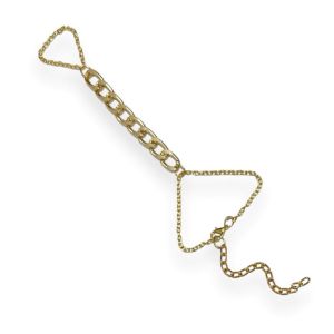 Mabel Hand Chain Link Ring Finger Bracelet Gelang Rantai Aksesoris Tangan Cincin