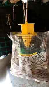 Fly Catcher Fully Automatic High-Efficiency Fly Trap Insect Mosquito Killer Fly Powder Fly Catcher Pest Control Device For Outdoor Hanging Fly Disposable Insect Bug Attract Fly Catcher Bag Mosquito Catcher Wasp Fly Killer Flie